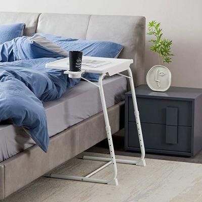 3 Tilt Angle Adjustable TV Tray Table