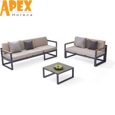 Home Furniture Outdoor Garden Patio Aluminum Combination Corner Sofa Wholesale