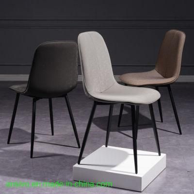 Stainless Steel Metal Frame Wooden Rattan Wicker Modern Indoor Relax Leisure Styling Dining Chair