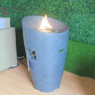 Modern Gas Fire Pot Simple Shape Outdoor Furniture Stove
