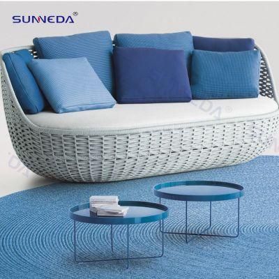 Luxury New Style Beach Lounge Waterproof Patio Couch with Olifen Cloth