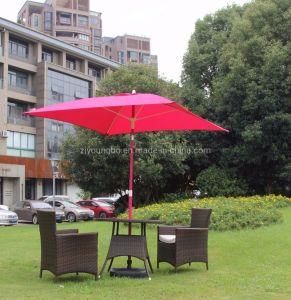 4 Ribs Fiberglass Parasol Home Products Outdoor Furniture Garden Umbrella Push up Umbrella