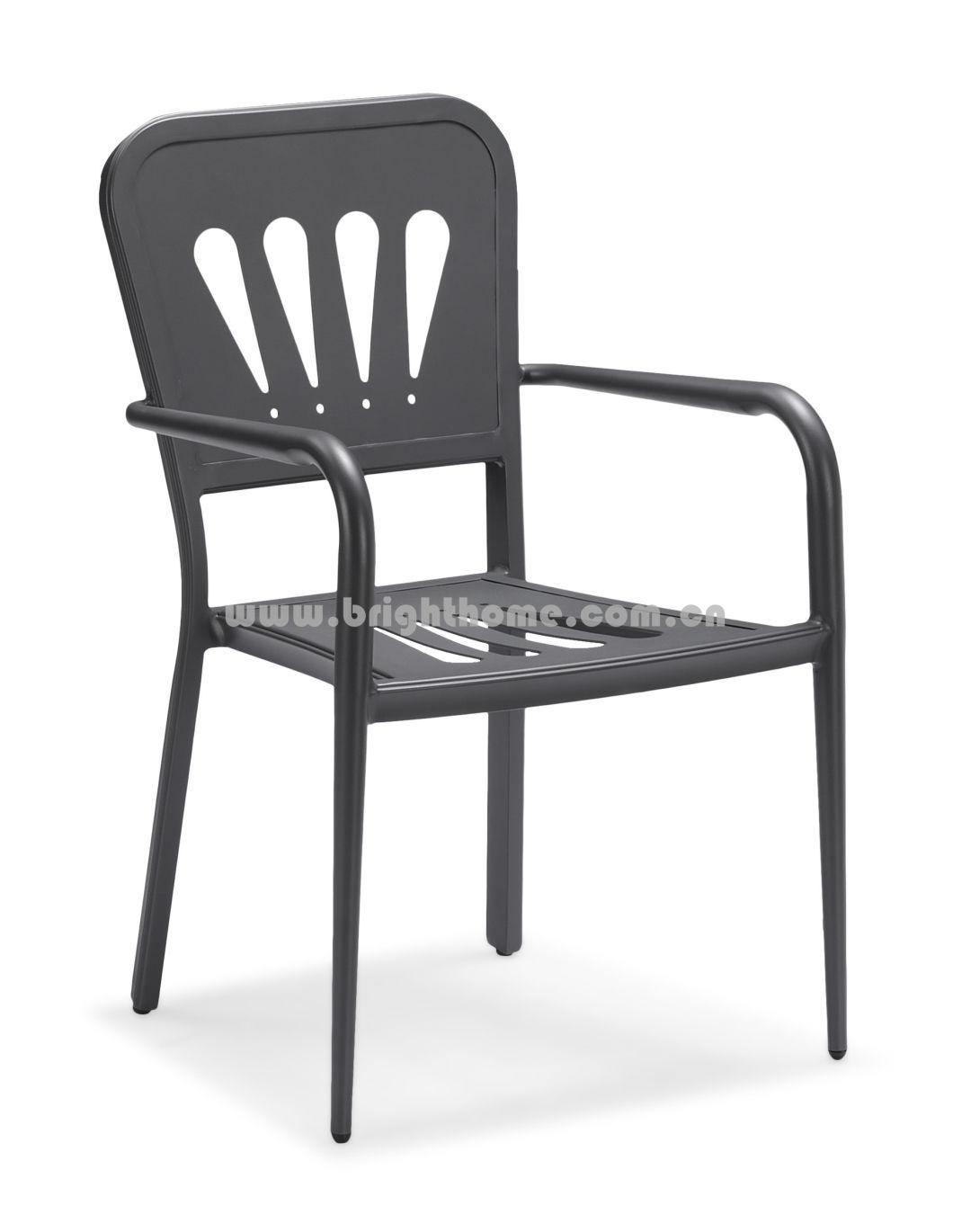 Patio Whole Aluminium Stackable Garden Leisure Outdoor Chair