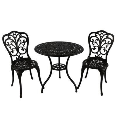 Outdoor Patio Furniture 3 Piece Cast Aluminum Bistro Set