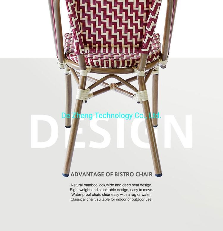 Outdoor Woven Wicker Garden Restaurant Cafe Rattan Bar Furniture