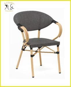 Outdoor Balcony Furniture Textilene Fabric Water Proof Aluminium Dining Chair