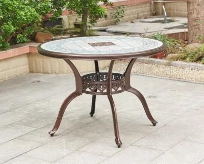 Outdoor Furniture Cast Aluminum Bistro Table