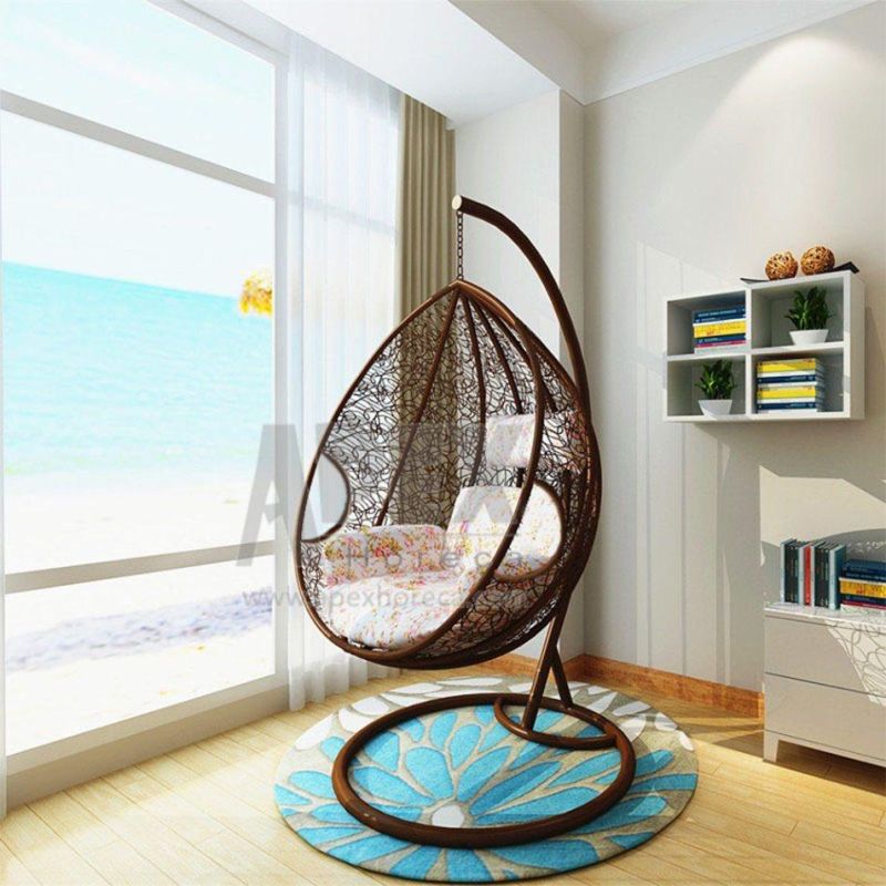 Outdoor Garden Rattan Hanging Chair Wicker Furniture Ahc006s