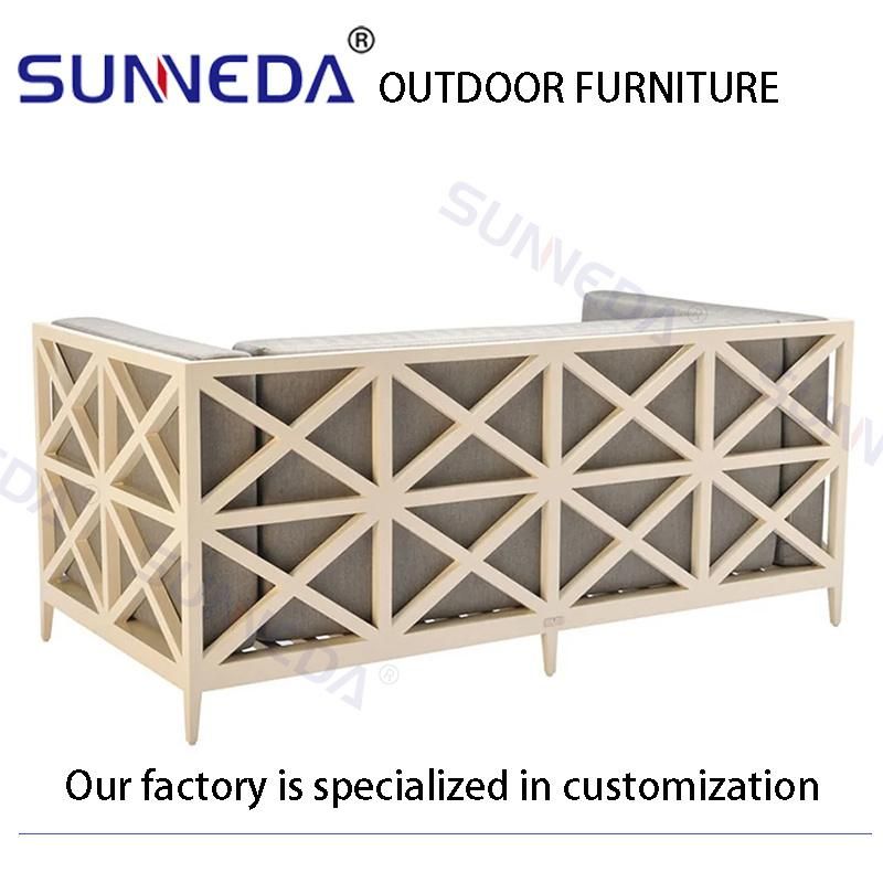 Sunneda Hot Selling Courtyard Cheap Durable Picnic Garden Sofa Set