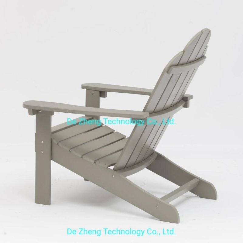 Brand Hot Selling Plastic Wood Adirondack Chair Waterproof Outdoor Furniture Comfortable Outdoor Indoor Patio Garden Wooden Beach Chair