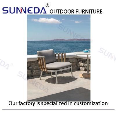 Modern Classical Design Creative Aluminum Encircling Frame Chair for Outside