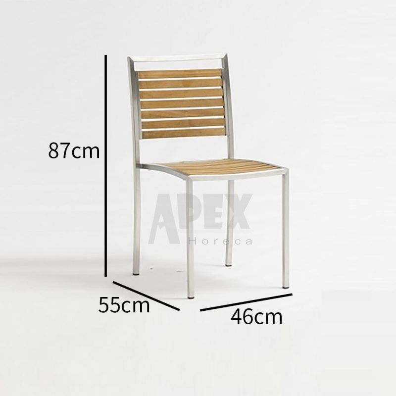 High-Quality Cheap Wholesale Modern Home Furniture Portable Aluminum Dining Chair