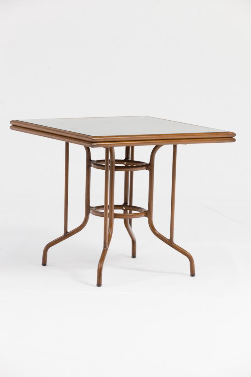 Modern Style Tempered Glass Square Table