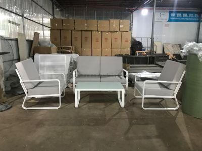 Kd Aluminum Frame Powder Coating Patio Sofa Set Outdoor Furniture