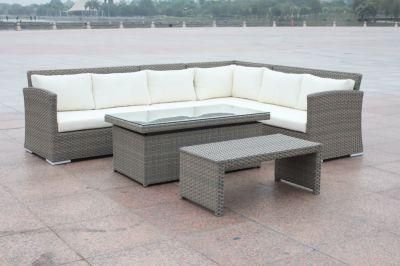 Outdoor Modern Darwin or OEM Garden Furniture Lounge Set Rattan Lounger Sofa