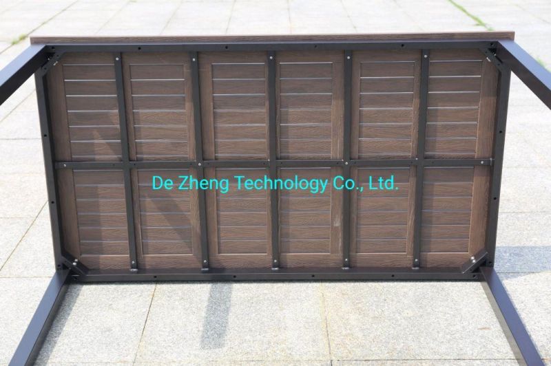 Metal Garden Armchair Garden Furniture Aluminum Patio Stacking Outdoor Stool Polywood Chair for Sale