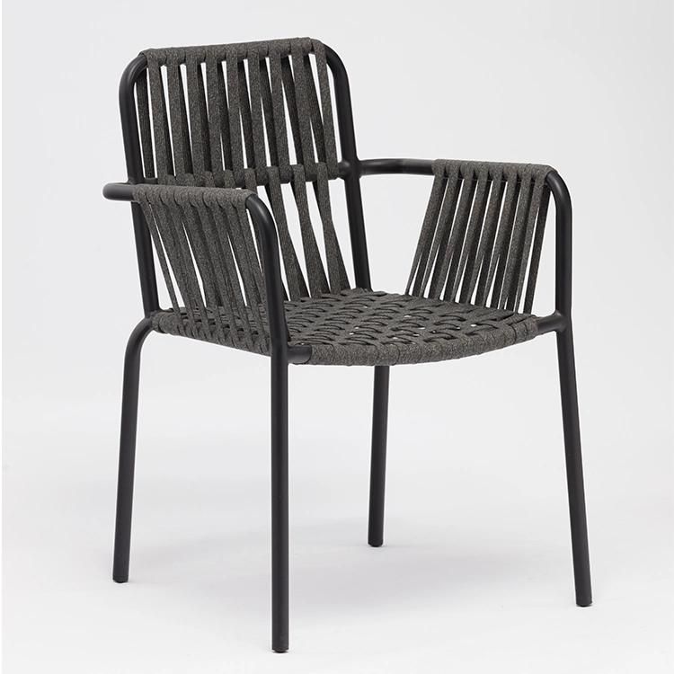 Luxury Modern Garden Chairs Outdoor Furniture with Plastic Rope