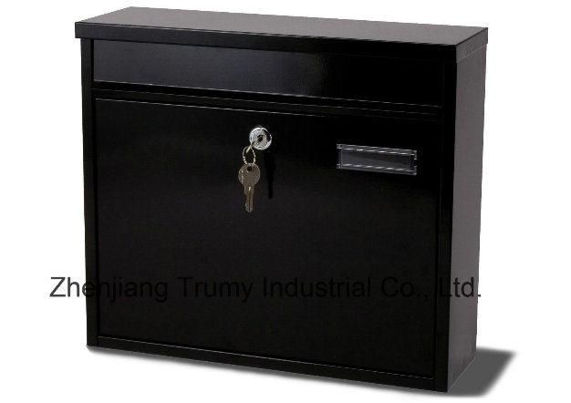 Trumy Large Iron Locked Letterbox/Mailbox Outdoor Letter Box