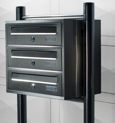 Stainless Steel Modern Design Apartment Mailbox