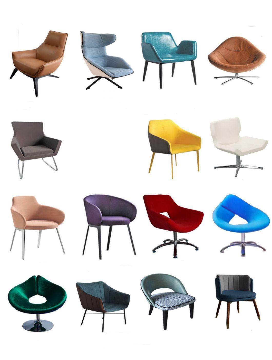 European Design Single 2 3 Seater Armchair Living Room Leisure Sofa with Wooden/ Metal Legs Chair for Wedding Hotel Restaurant