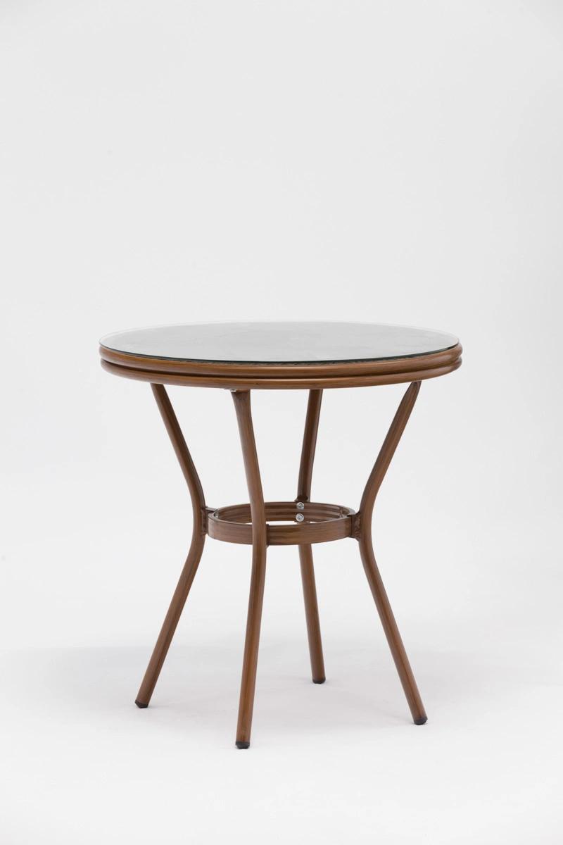 Aluminium Pool Furniture Table Round Aluminum