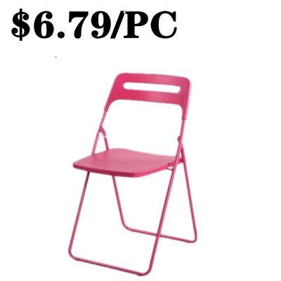Attractive and Reasonable Price Factory Wholesale Metal Plastic Folding Chair
