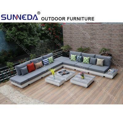 7PCS Kd Modern Leisure Wicker Rattan Patio Home Hotel Office Outdoor Garden Furniture Sofa