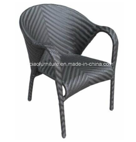 Aluminium Chair Synthetic Rattan Patio Chair All Weather Leisure Chair