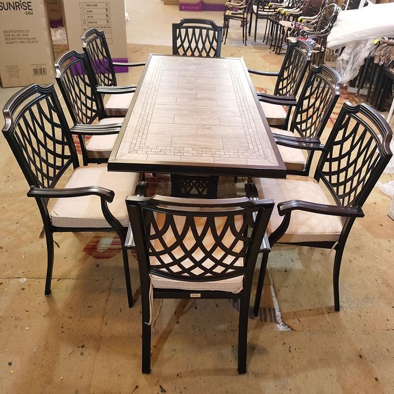 High-Grade Marble Table Top Rectangular Table