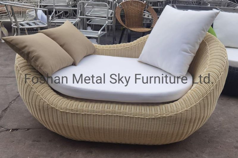 Outdoor Garden Hotel Villa Patio Aluminum Wicker Rope Rattan Sofa