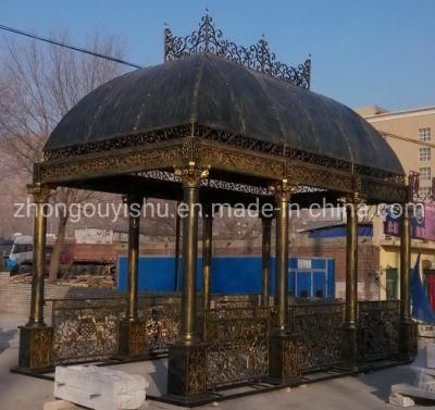 Garden Decoration Cast Iron Pavillion Gazebo