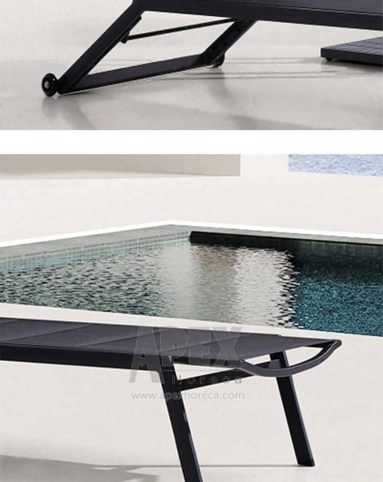 Gardern Foldable Lounger Beach Swimming Pool Sofa Sun Day Bed