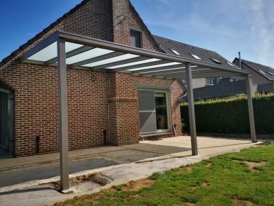 Outdoor Garden Gazebo Pergola Waterproof Aluminum Patio Roof Profiles