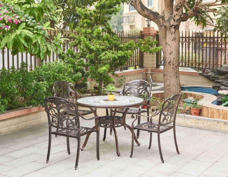 Factory Price Cast Aluminum Furniture Table