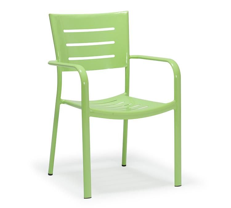 5PCS Aluminum Patio Round Table and Chair Set Outdoor Garden Furniture