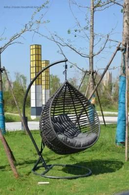 Water Drop Shaped Swing Chair Ratten Hanging Chair Chair