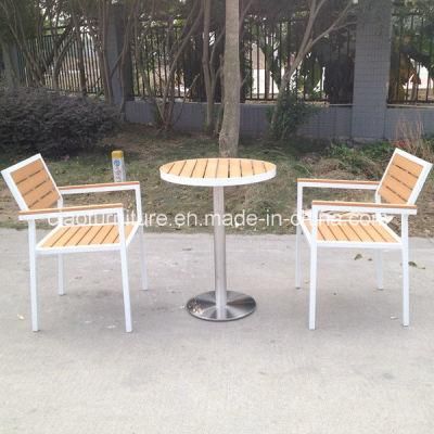 Powder Coated Aluminum Plastic Wood Coffee Set