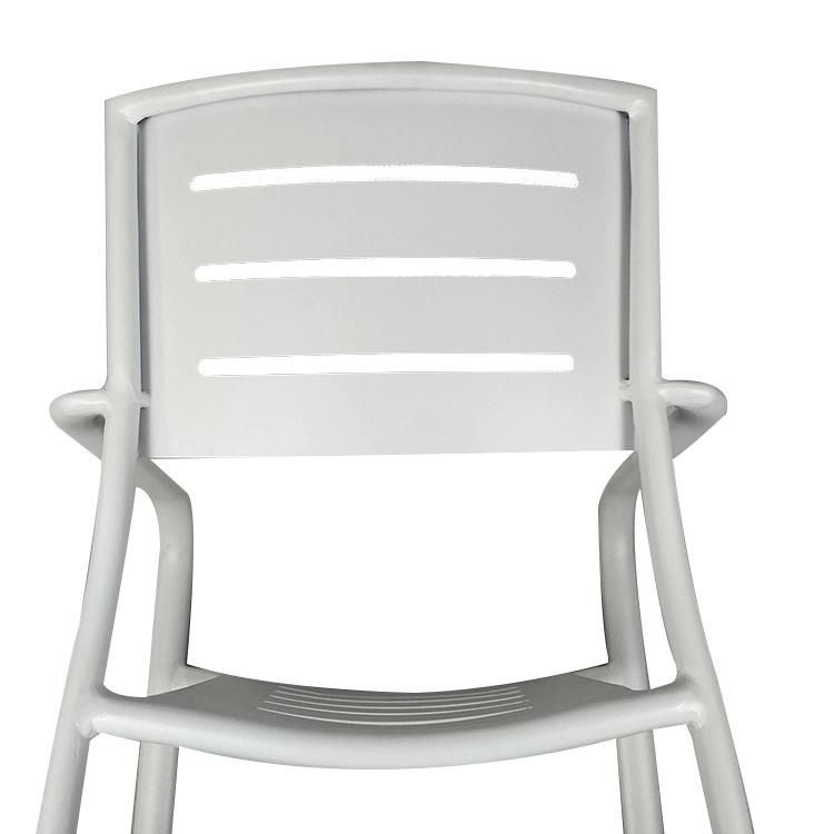 Wholesale Garden Aluminum Frame Patio Outdoor Table Aluminum Chair Dining Set