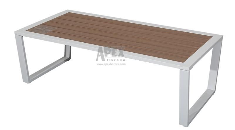 Promotional Restaurant Cafe Resort Beach Leisure Morden Metal Sofa Set