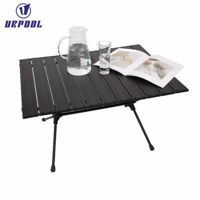 Portable Ultralight BBQ Roll up Aluminum Camping Folding Beach Picnic Table with Storage Bag for Outdoor Picnic