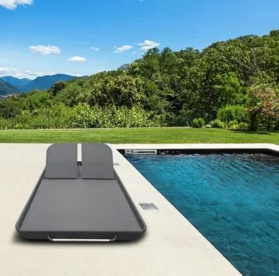 Customized New Darwin Foshan Lounger Beach Beds Sun Bed Double Outdoor Daybed Hot Sale