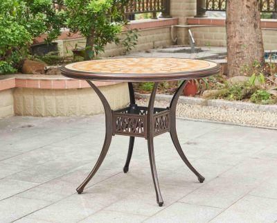 Bistro Europe Style Garden Luxury Cafe Outdoor Modern Tea Dining Table