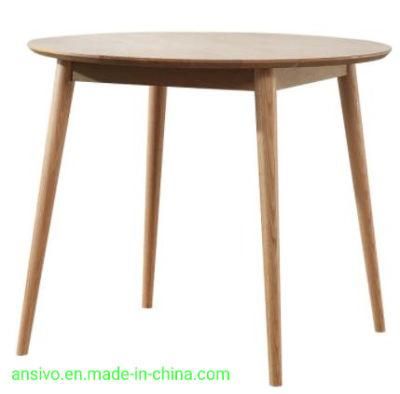 Solid Wood Hot Selling Modern Luxury Wooden Round Dining Table
