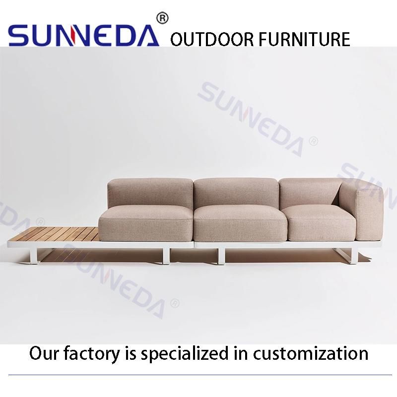 Modern Restaurant Studio All Weather Classic Sofa Lounger Furniture Set