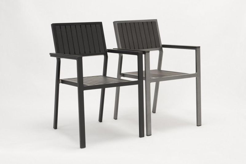 Chair with Plastic Wood Perfect for Dining Garden Furniture