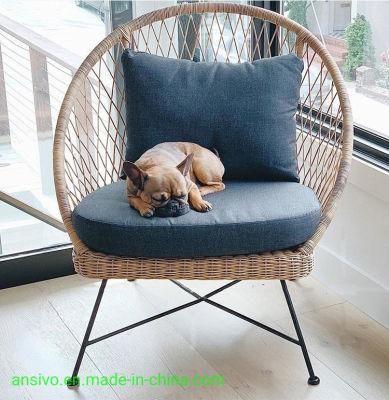 Nordic Balcony Outdoor Rattan Chair Outdoor Garden Cushion Cushion Chair
