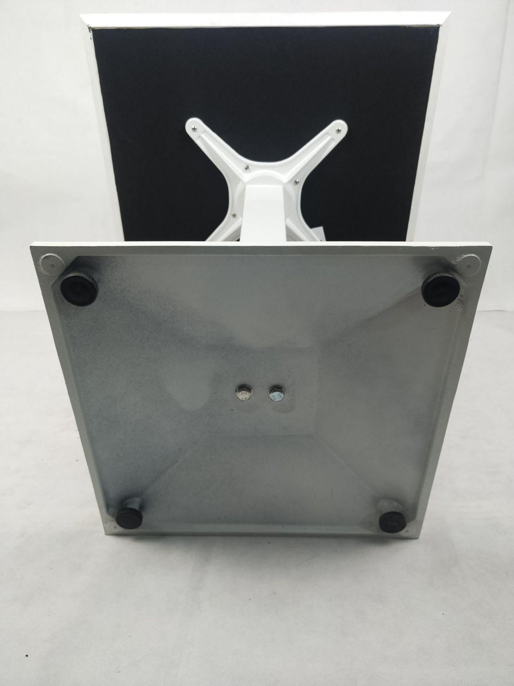Heavy Duty Cast Iron Base All Weather Carbon Steel Resistance Outdoor Bistro Restaurant Bar Table