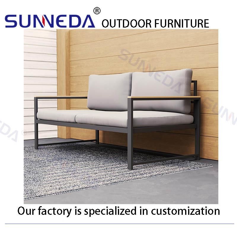 Luxury Waterproof Garden Aluminum Sofa Set Furniture