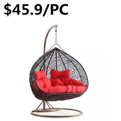 Modern Best Selling Outdoor Patio Garden Double Seat Swing Chair