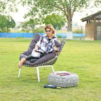 Unique Outdoor Leisure Chair with Cushion